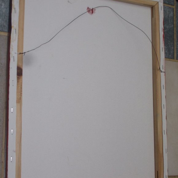 Original "Majestic Blue Floral" impressionistic oil painting Texas Artist Davila - Picture 5 of 5